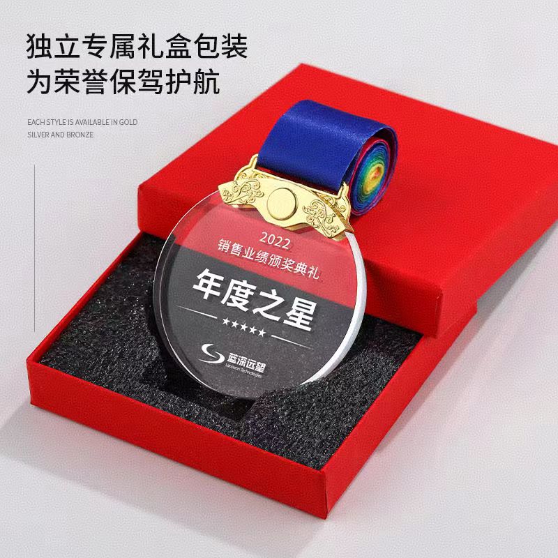 水晶小奖牌（透明款）(图7)