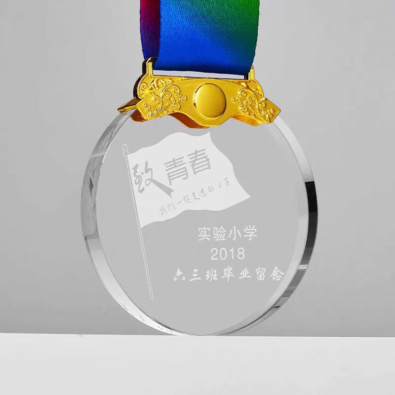 水晶小奖牌（透明款）(图4)