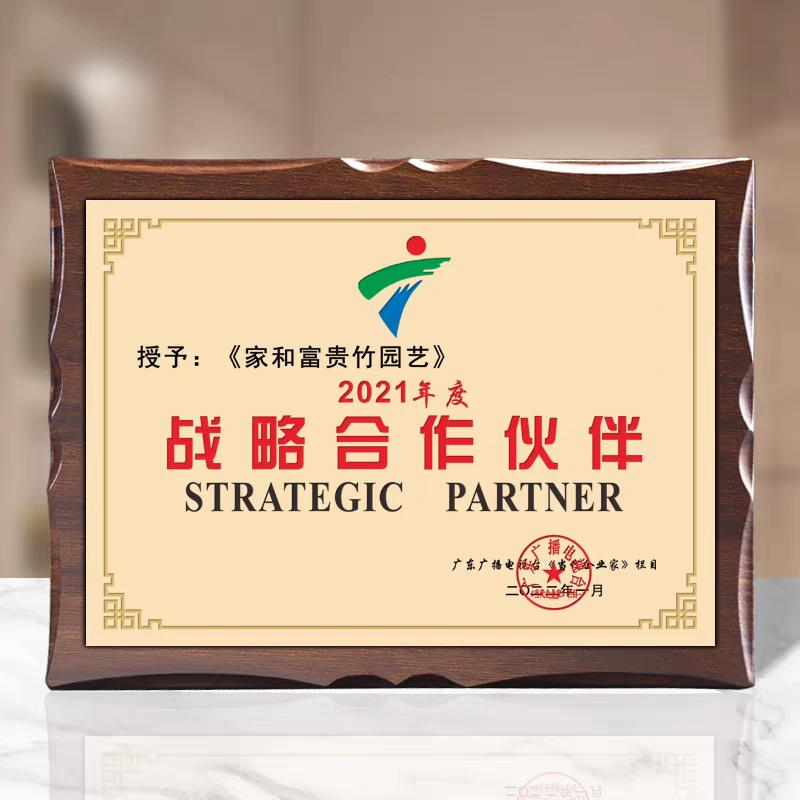 花边胡桃木珠光奖牌（珠光金款）(图3)