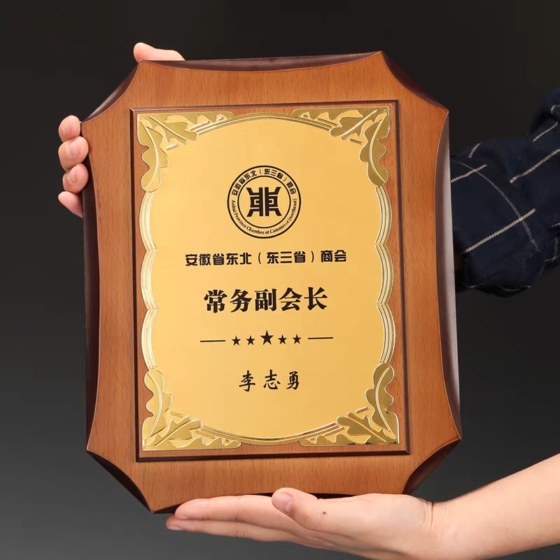八角胡桃木奖牌（4285金属款）(图5)