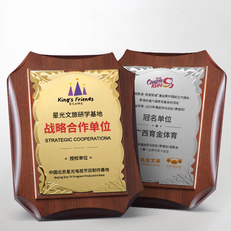 八角胡桃木奖牌（4285金属款）(图6)